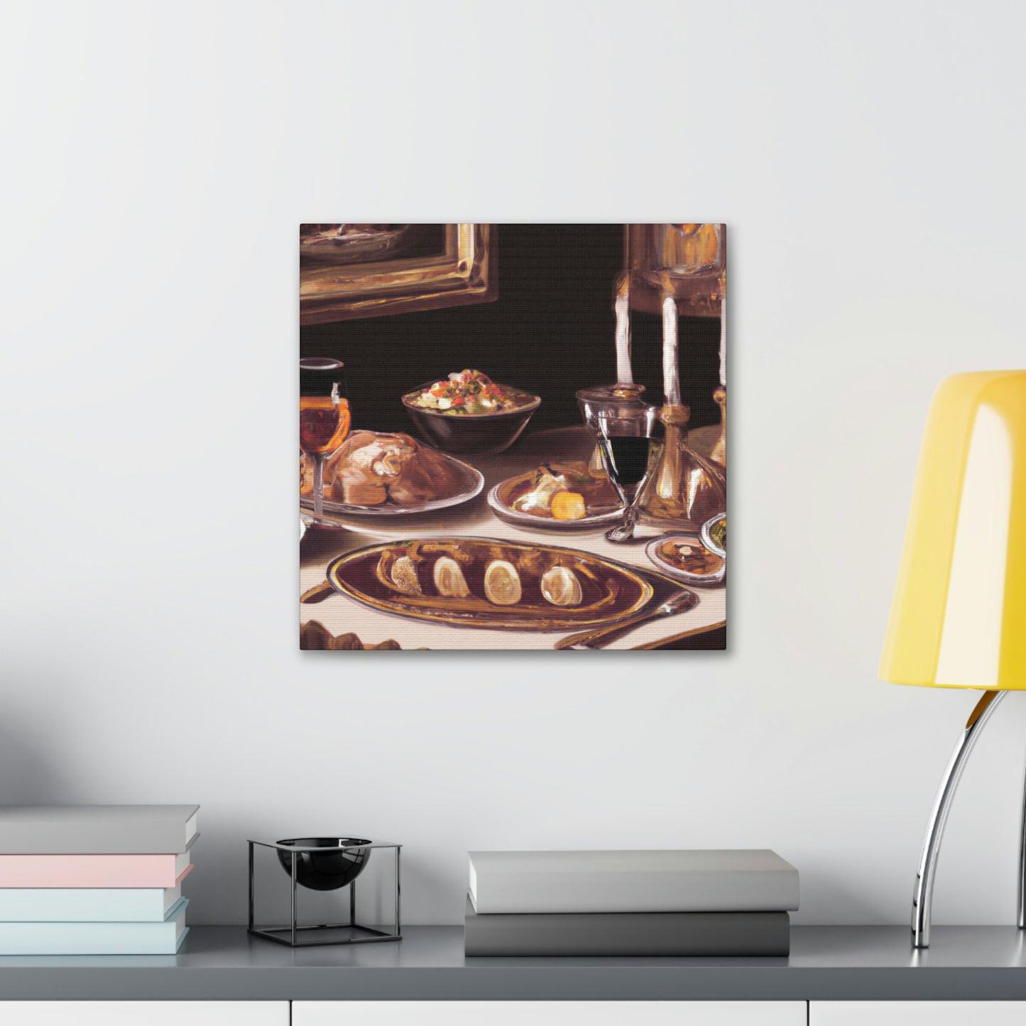 Dining Scene Neoclassic - Canvas