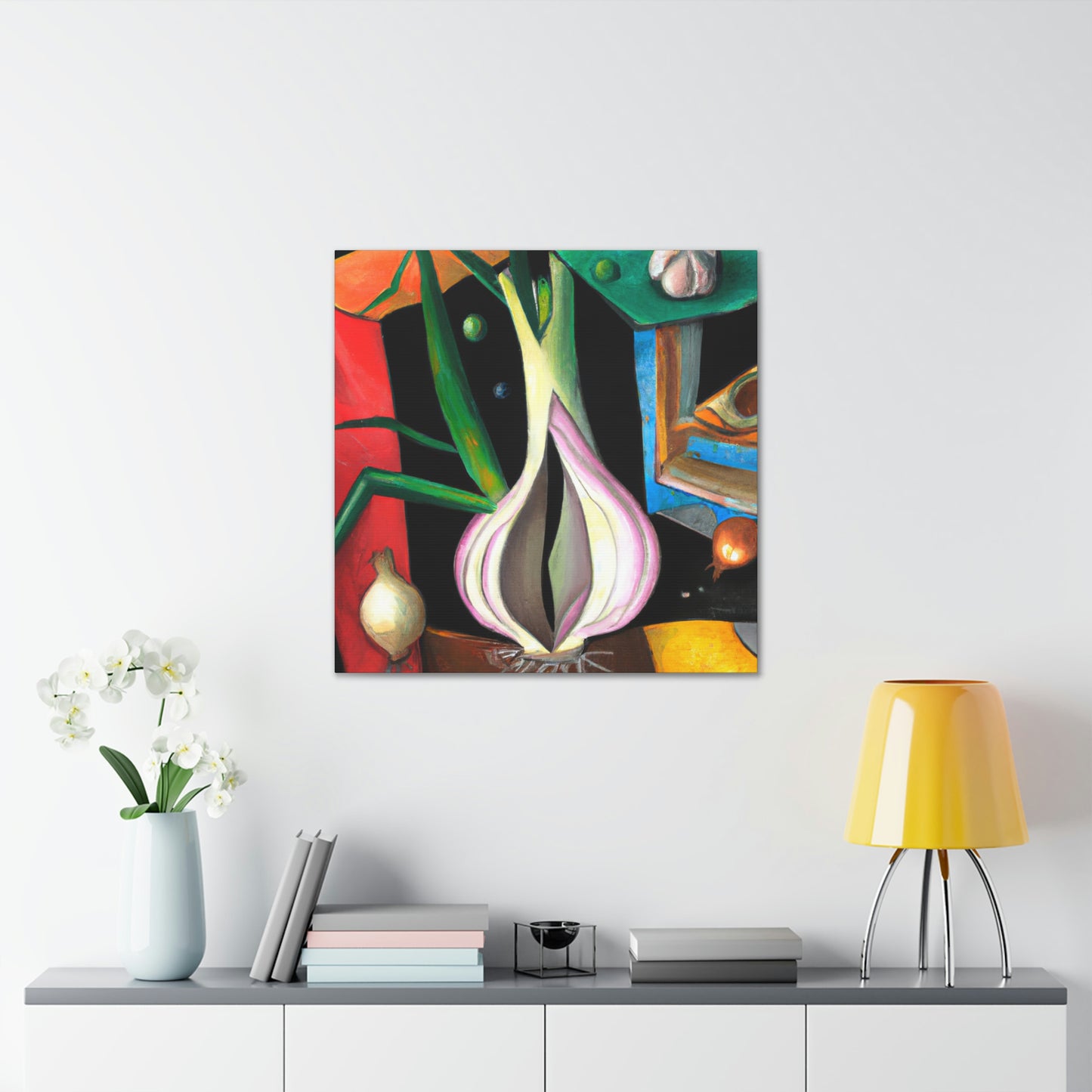 Veggies Dancing Dreamily - Canvas