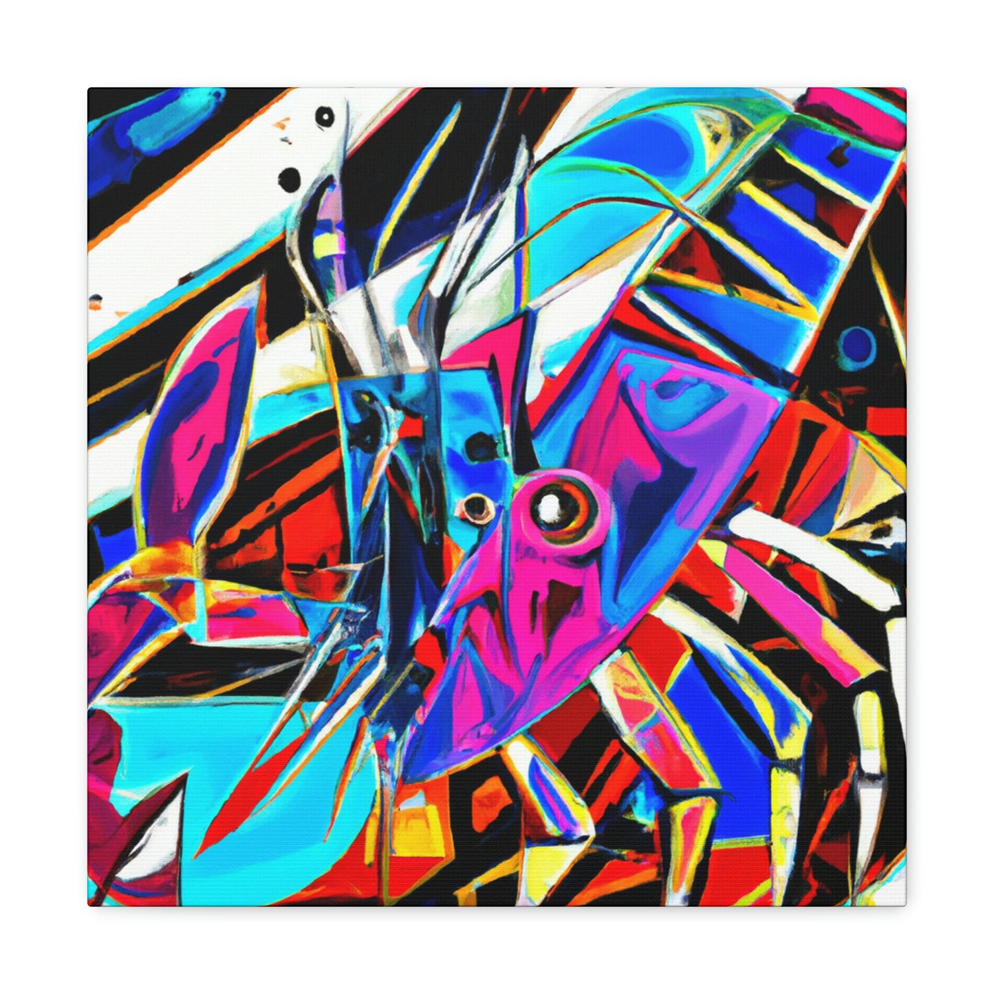 Lobster In Abstraction - Canvas