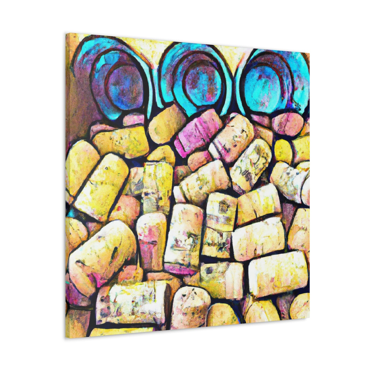 "Corks in a Bottle" - Canvas