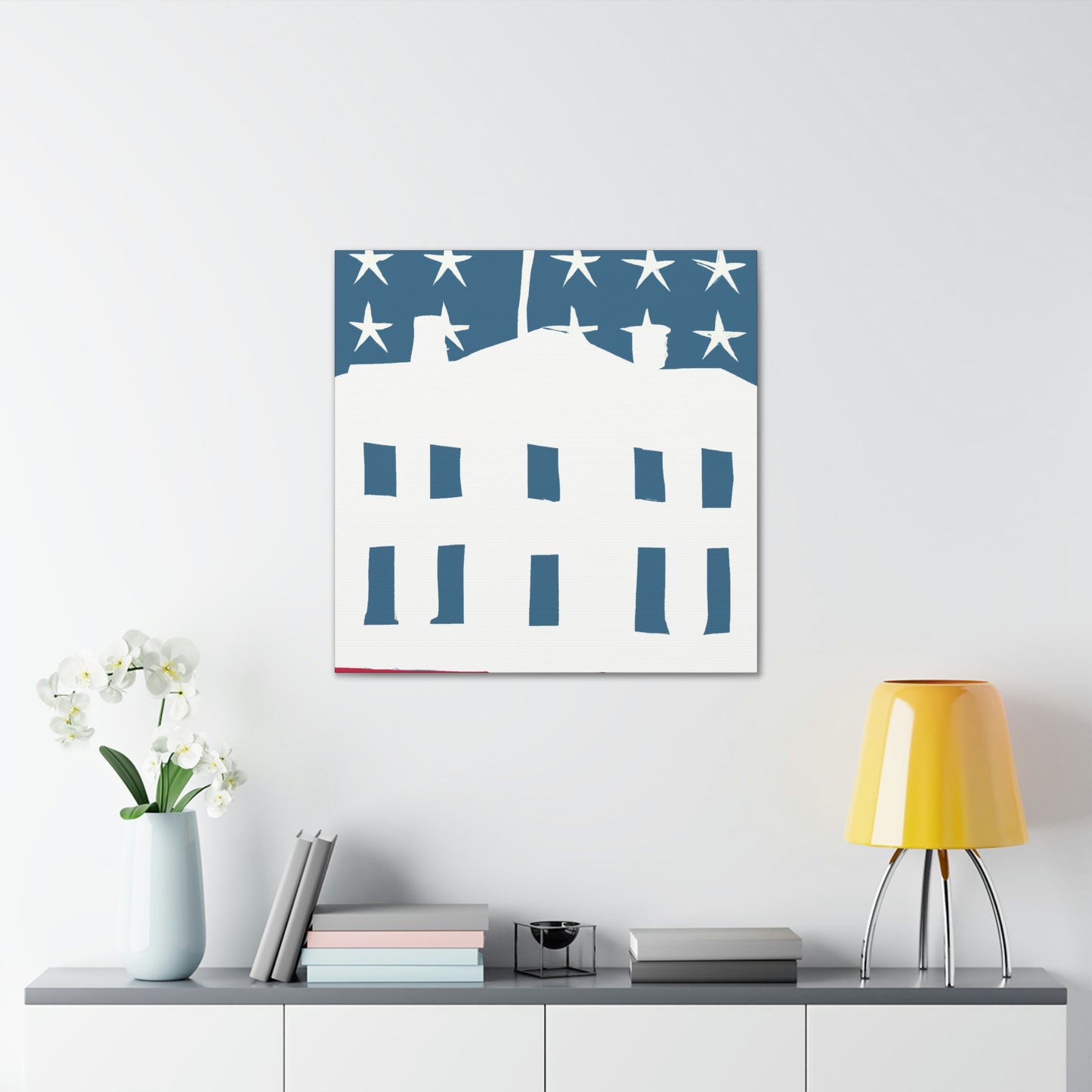 "White House Simplicity" - Canvas