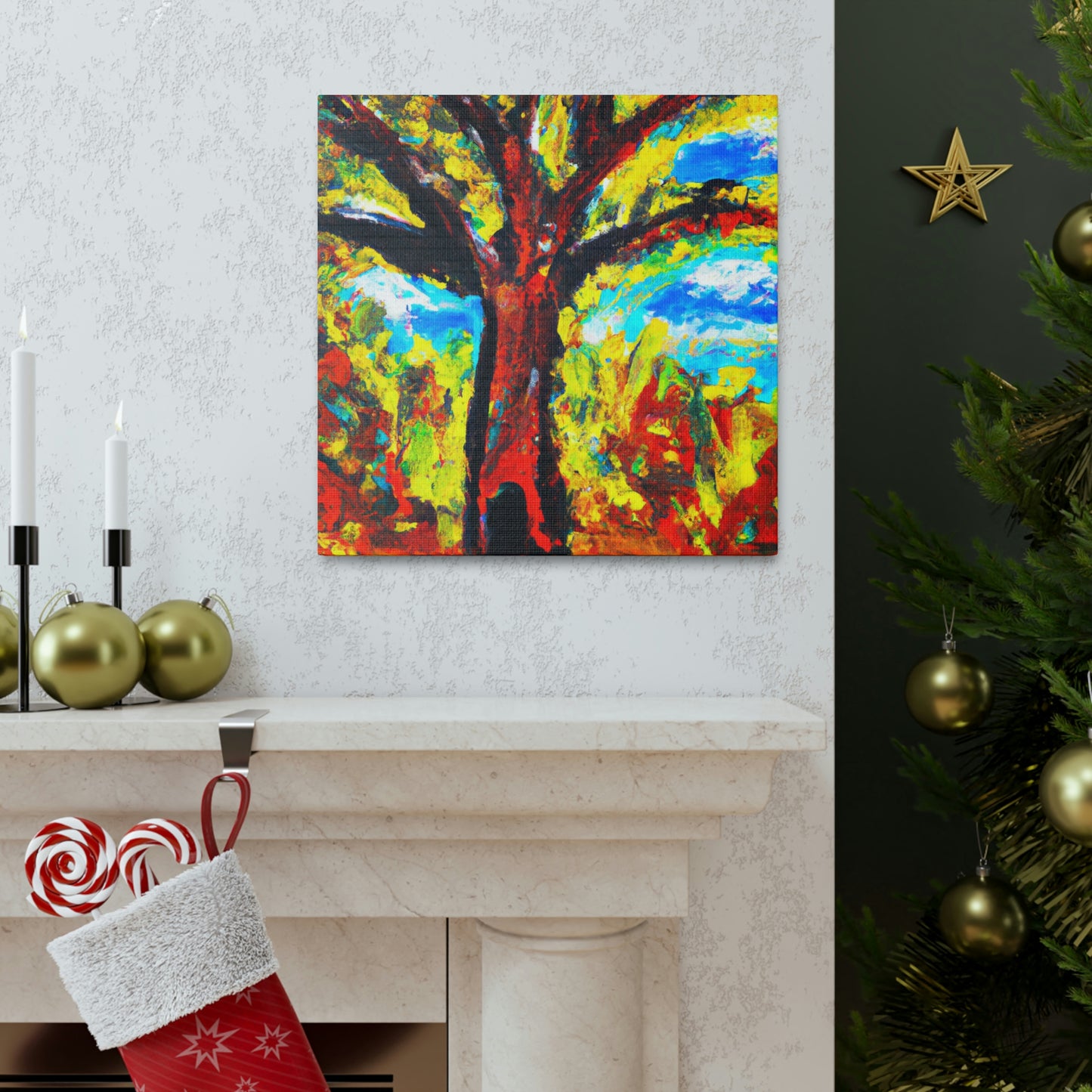 Oak Tree Reconciled - Canvas