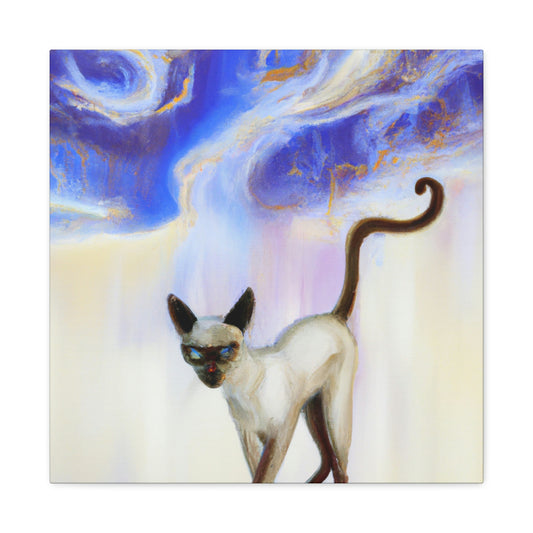 Siamese Abstraction Dance - Canvas