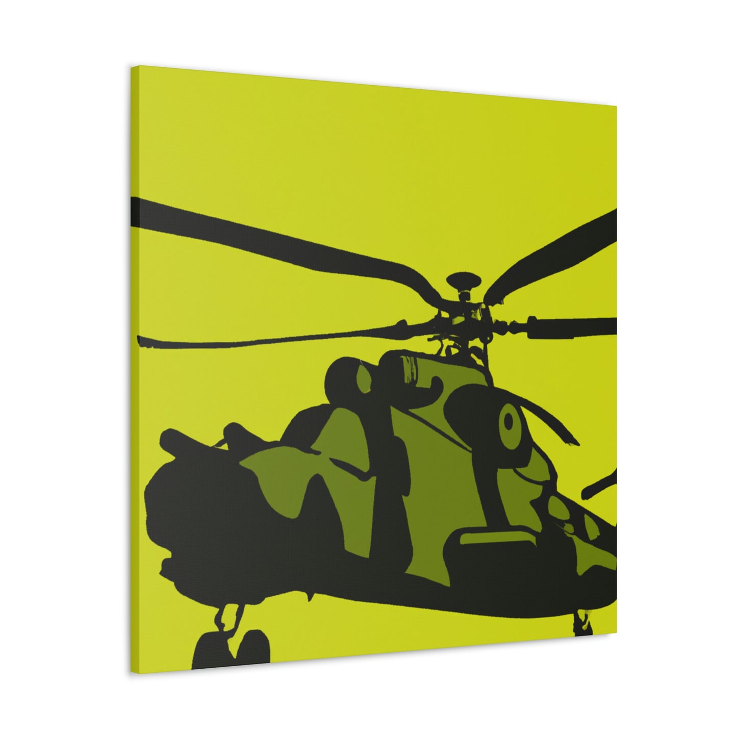 "Helicopter in Minimalism" - Canvas