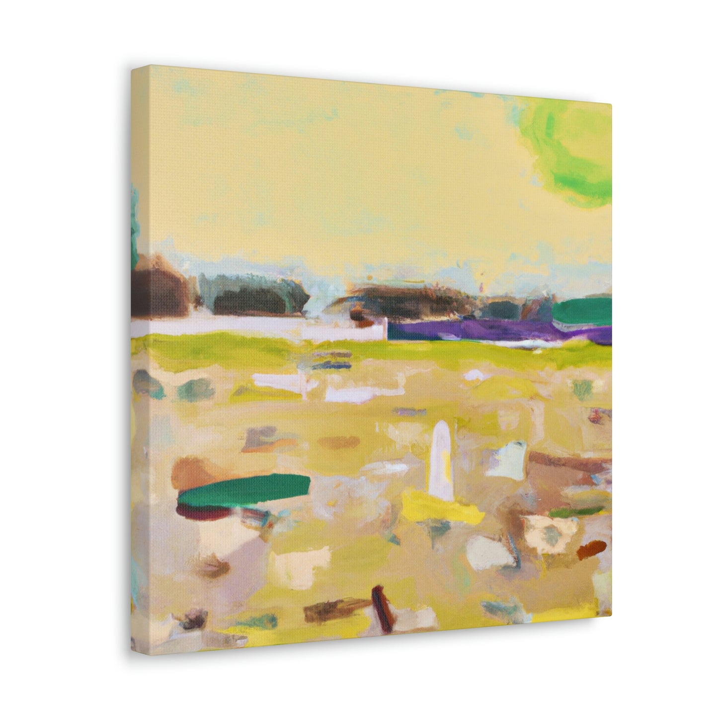 Bay Blissful Abstraction - Canvas