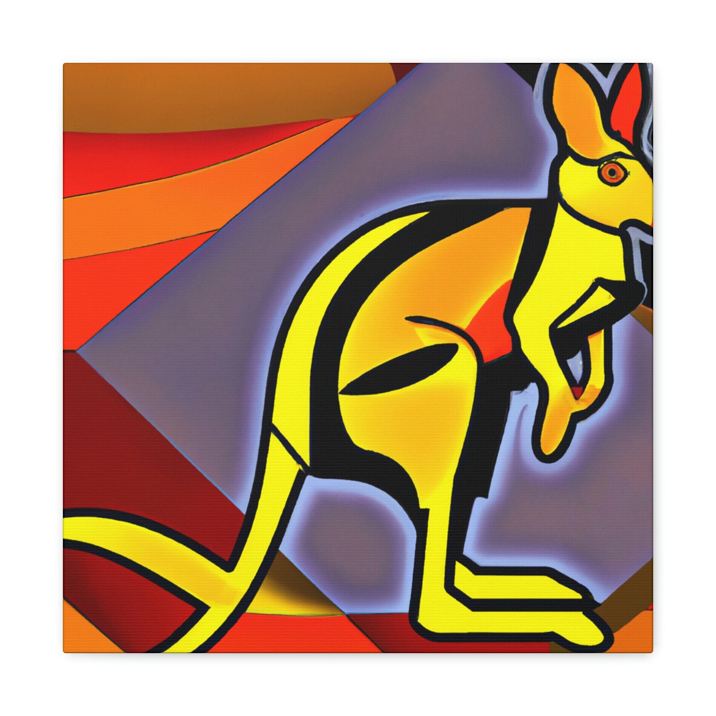 "Wallaby's Roaring Dance" - Canvas