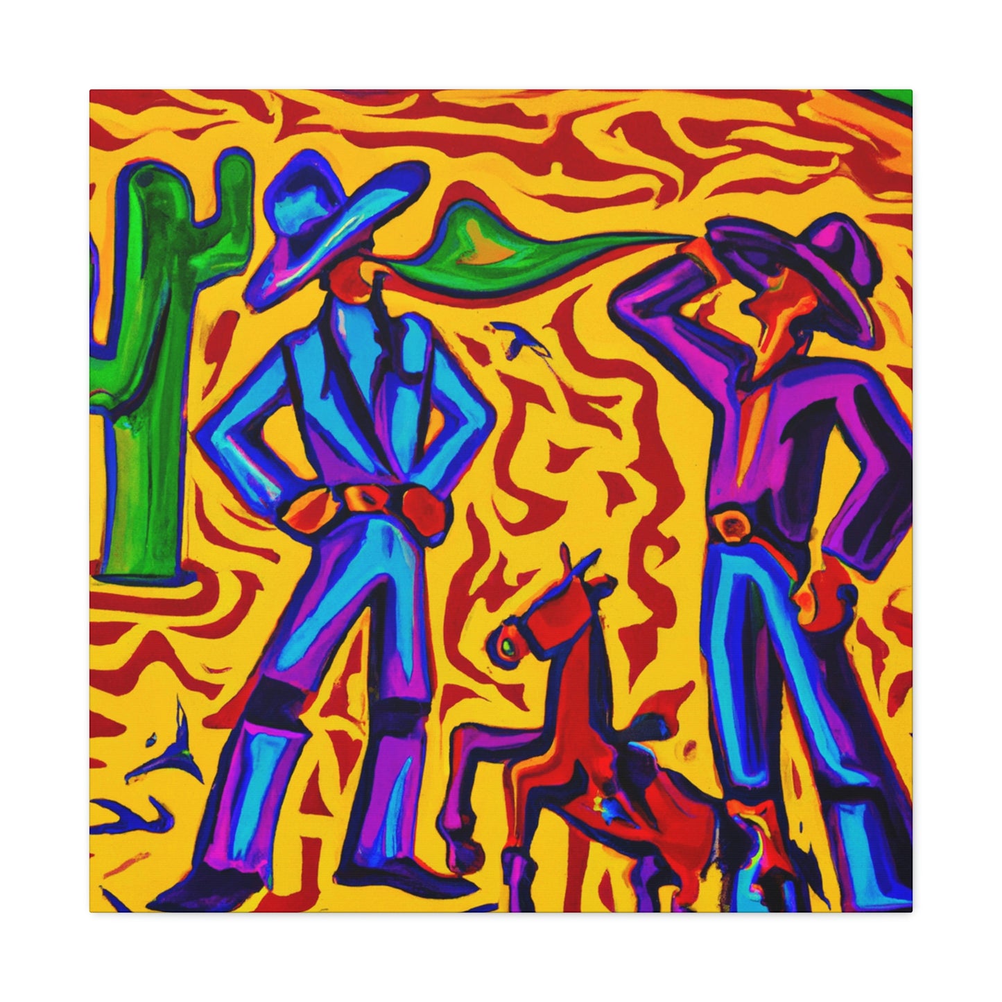 "Branding Iron Fauvism" - Canvas