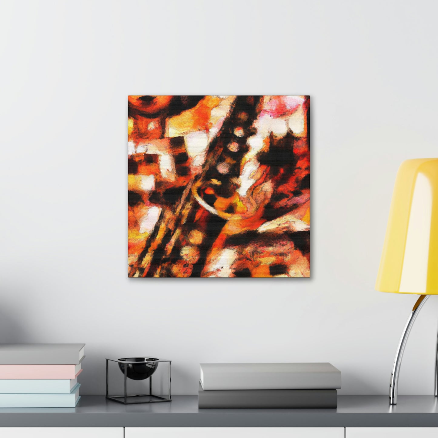 "Clarinet in Expressionism" - Canvas