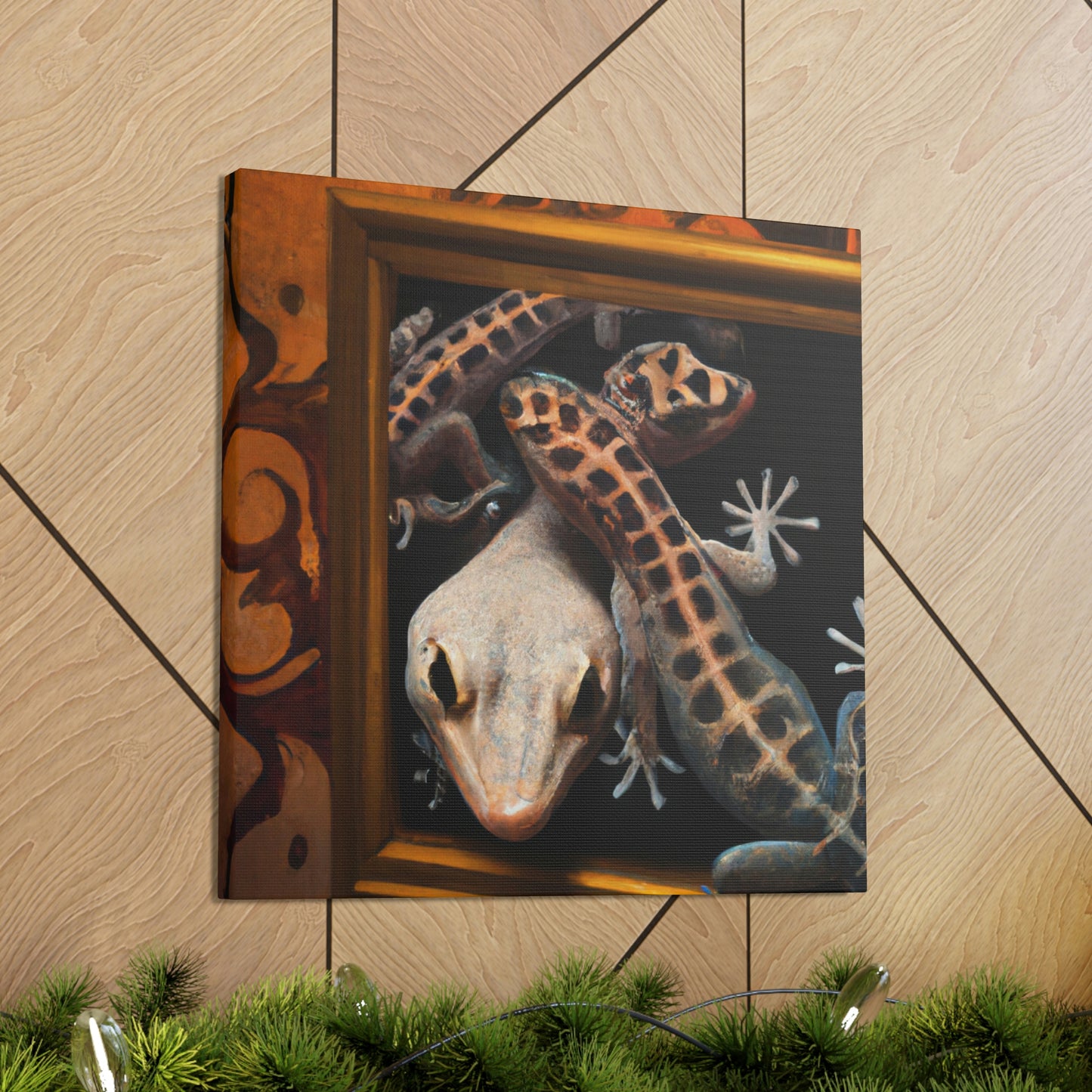 Geckos at Dawn. - Canvas