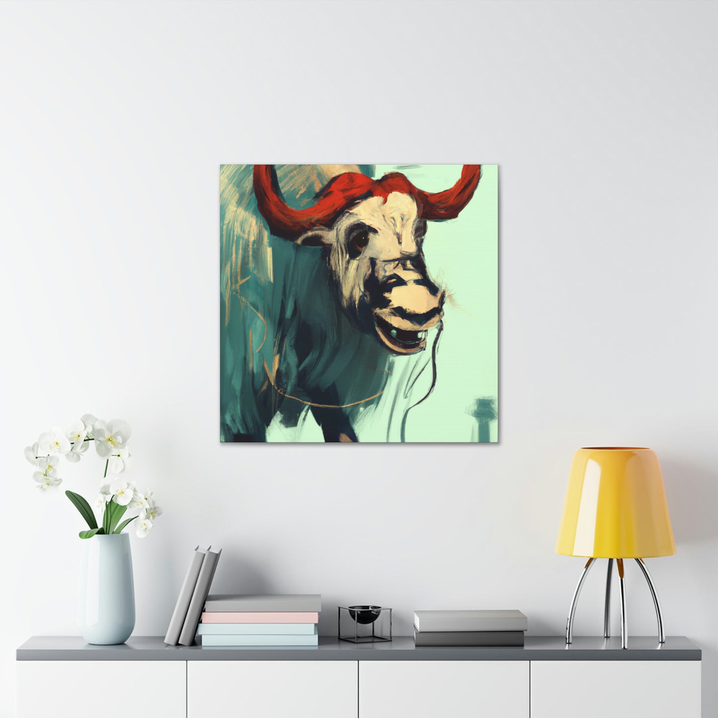 Yaks in the Wilderness - Canvas