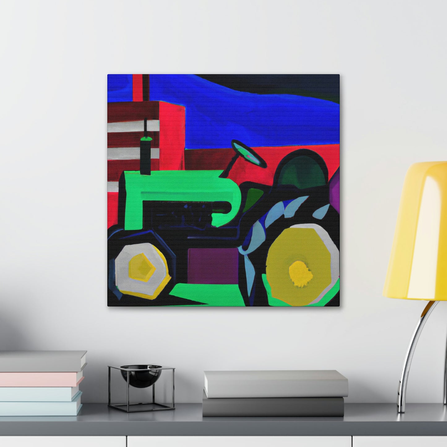 "Tractor Reimagined Deco" - Canvas