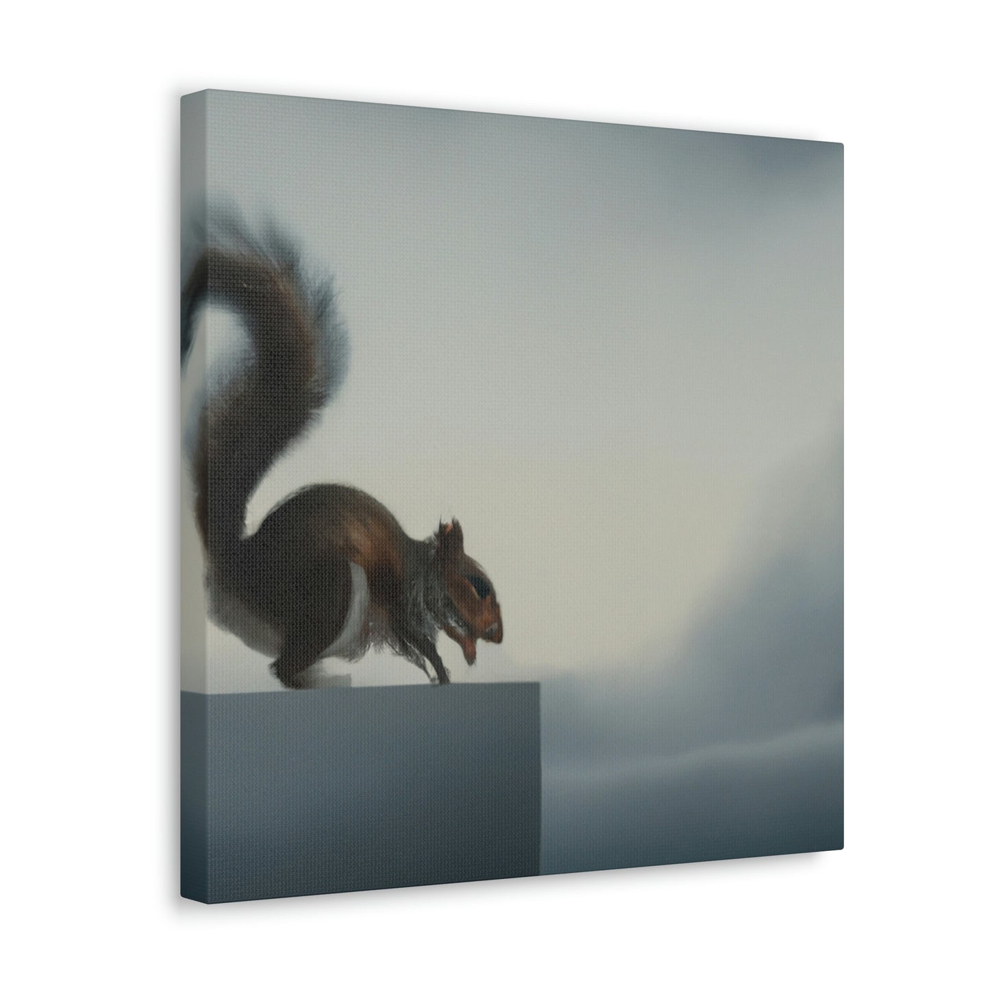 Squirrel's Morning Nuts - Canvas