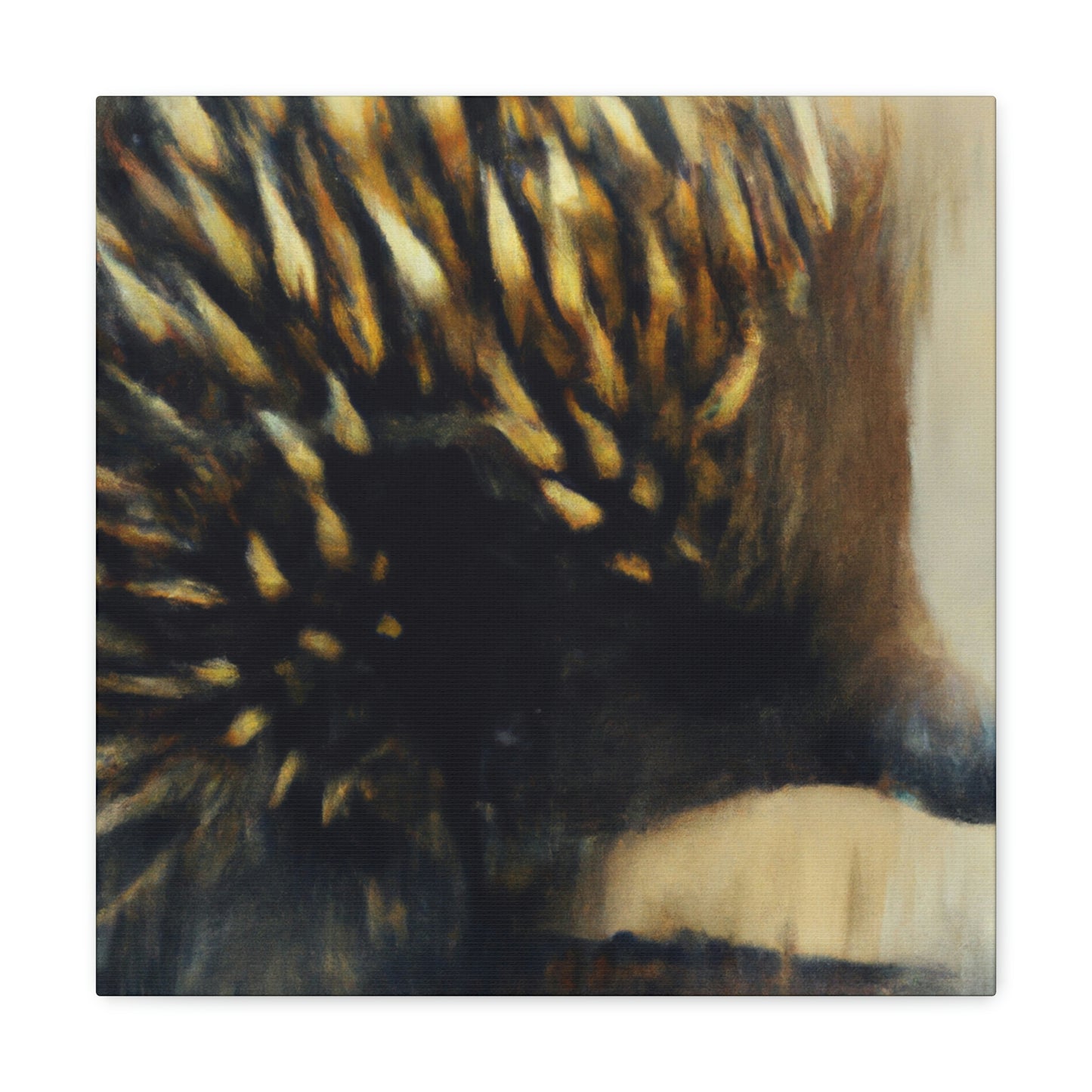 "Echidna in Edenic Hue" - Canvas