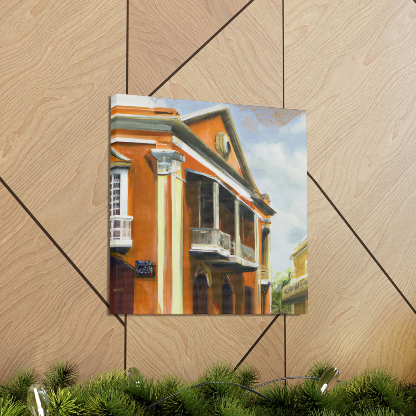 "Colonial Exploration Sunrise" - Canvas