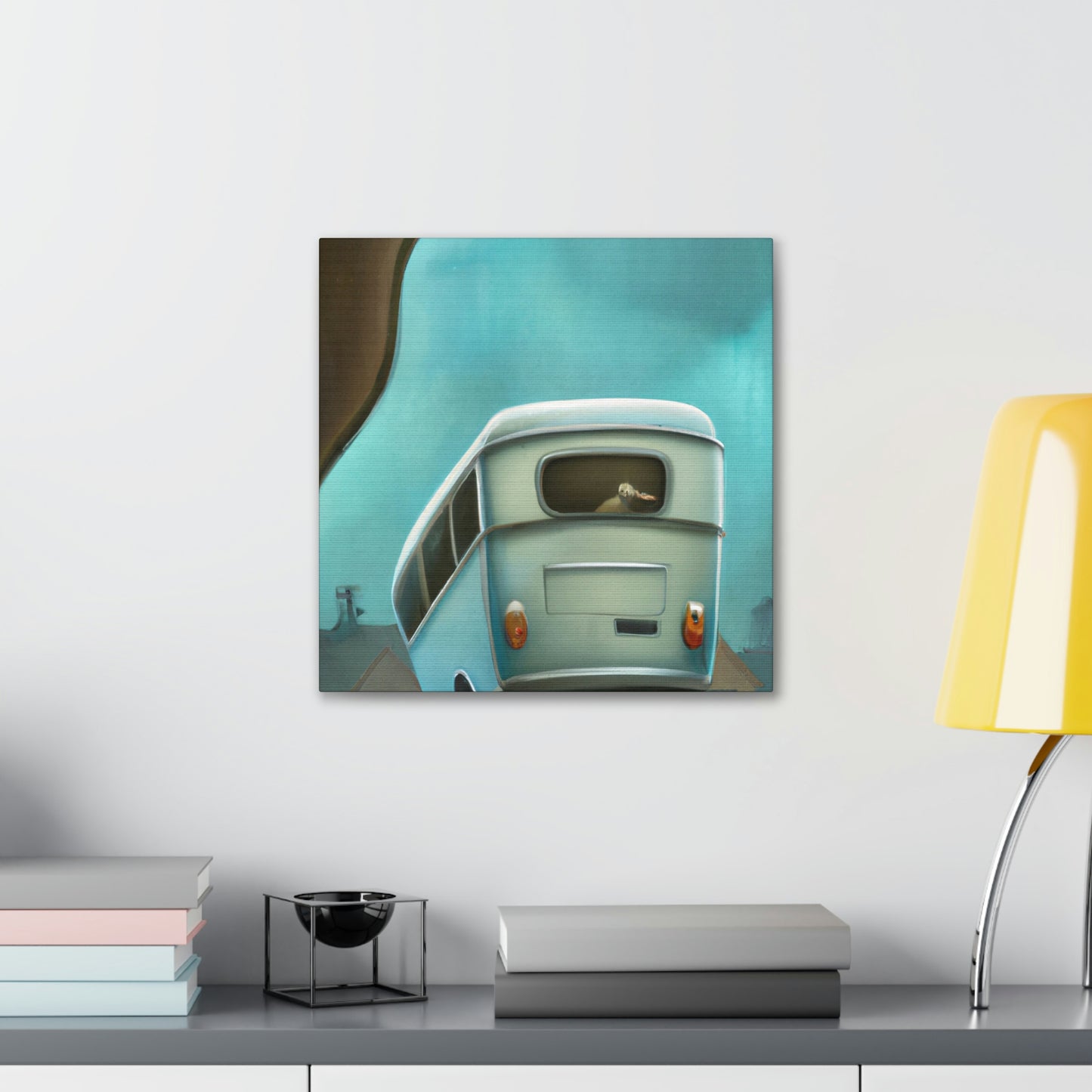 "Camper Van Onward Travel" - Canvas