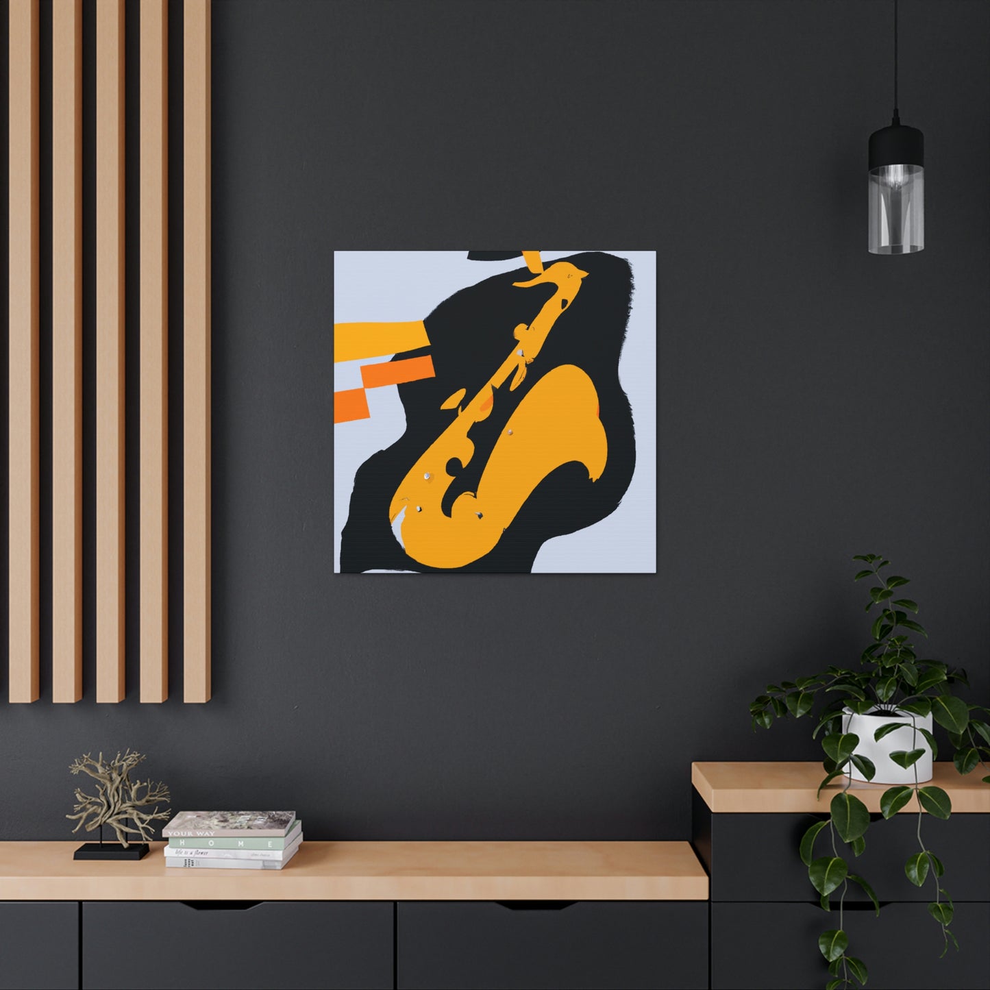 Sax and Simplicity. - Canvas