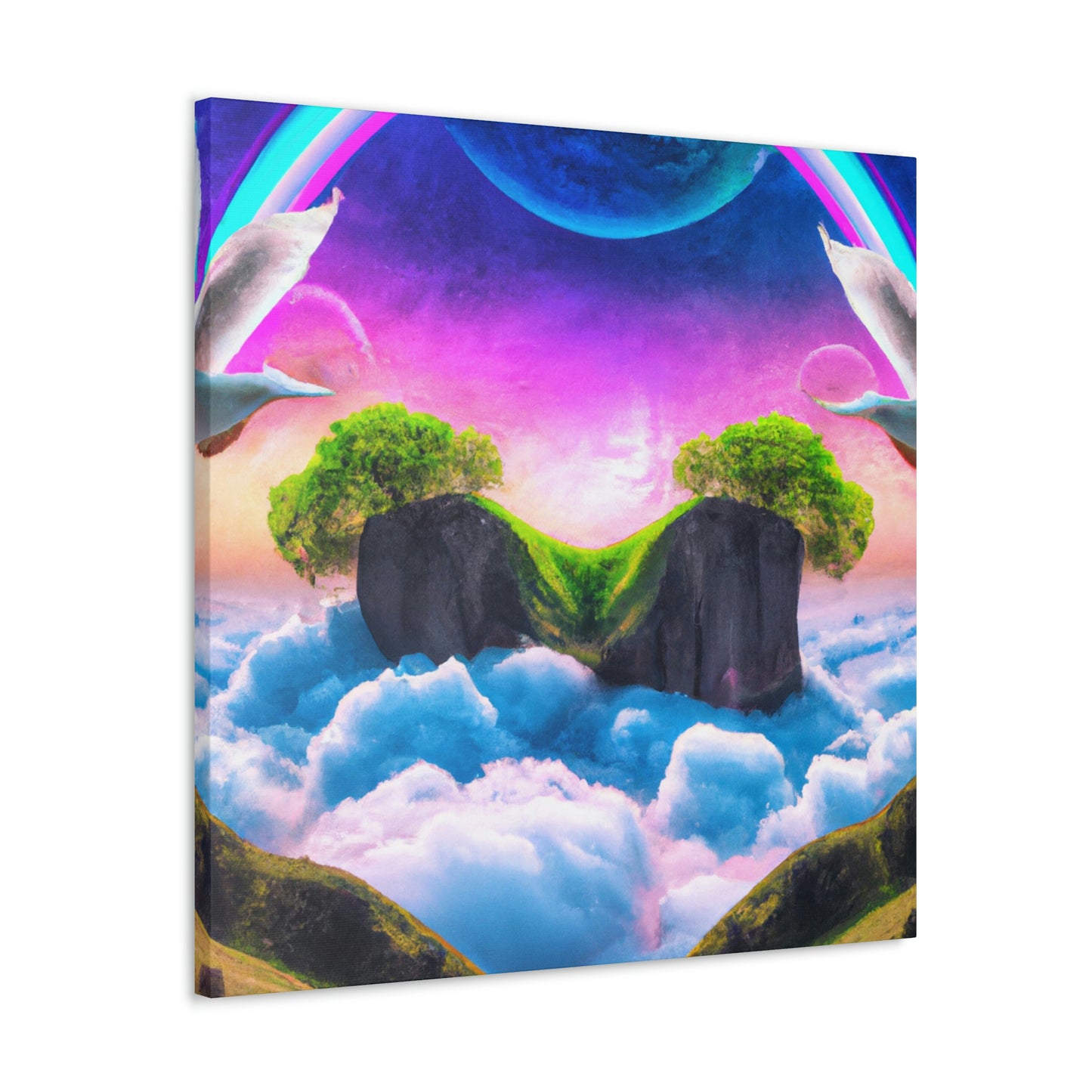 "Dreamy Supernatural Vista" - Canvas