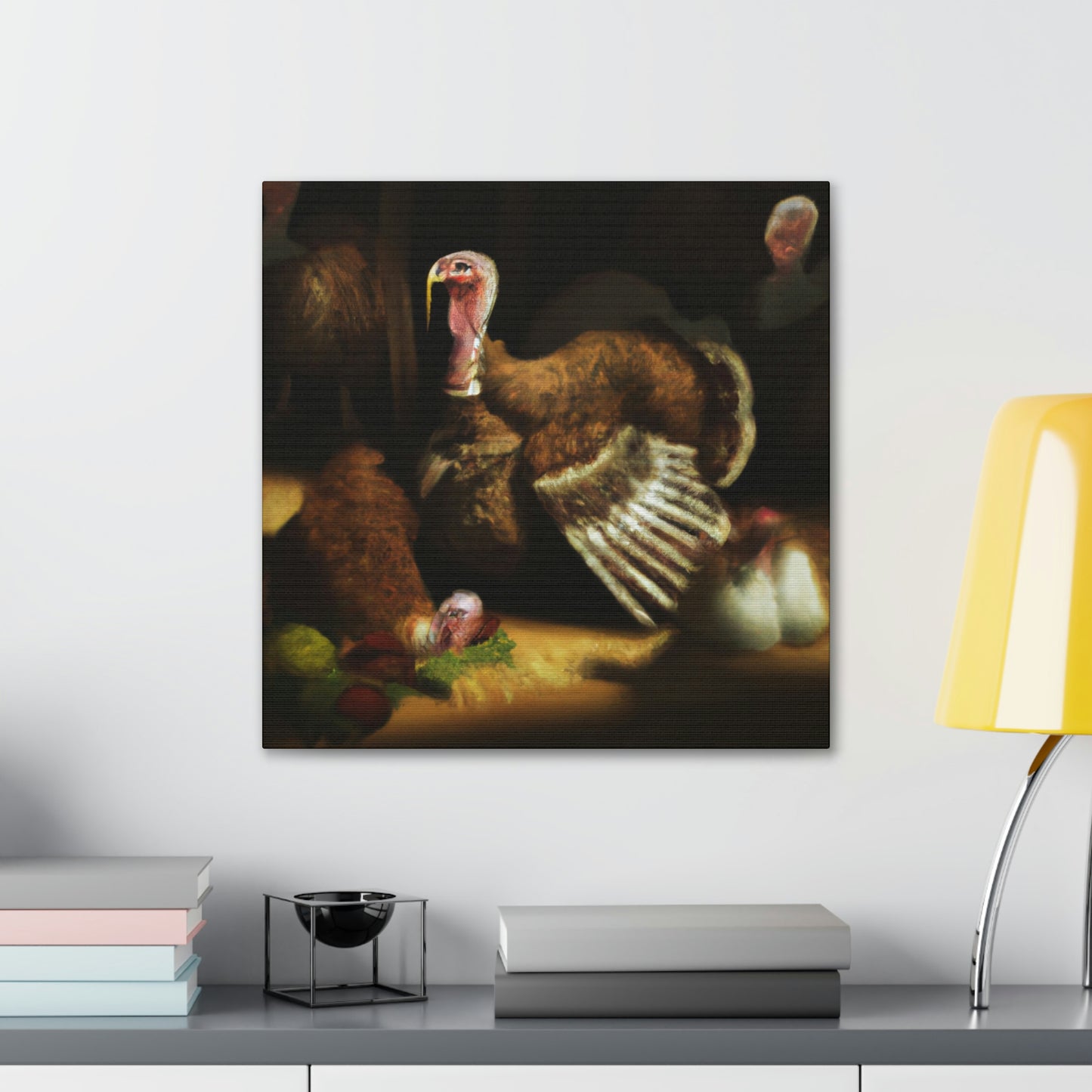 "The Wild Turkey Landscape" - Canvas