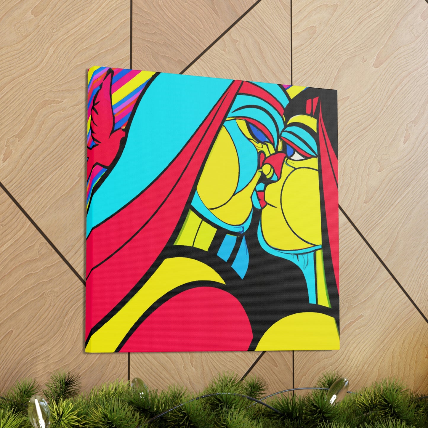 "Lovebirds in Springtime" - Canvas