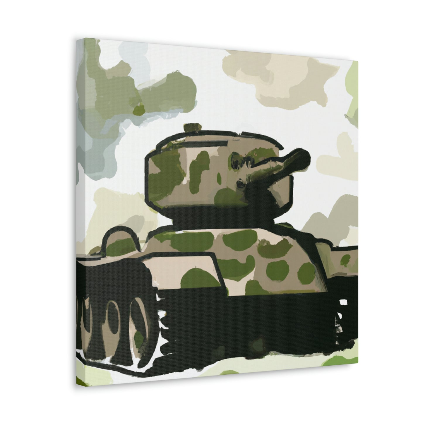 "Tank in Turmoil 1945" - Canvas