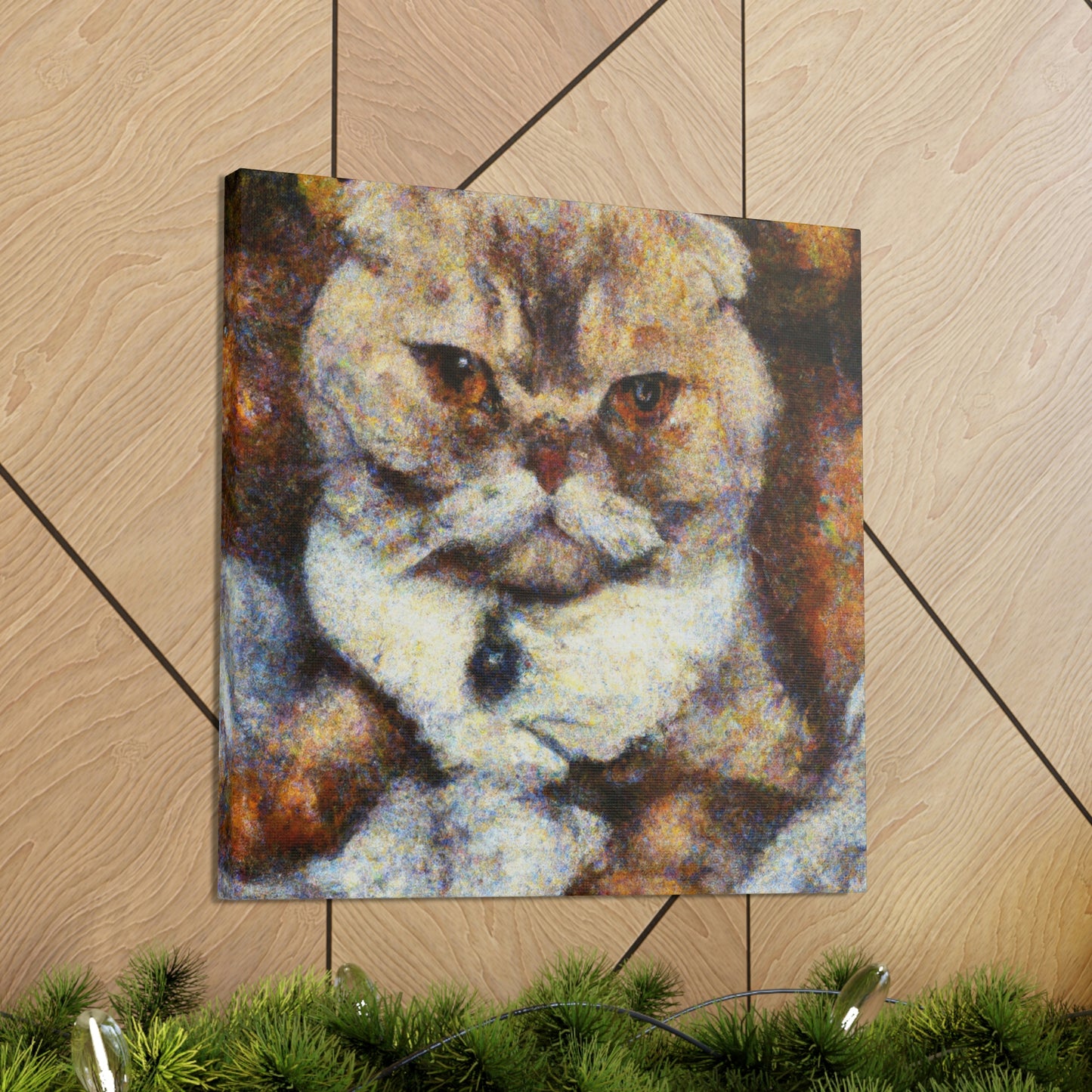 Scottish Fold Reflection - Canvas