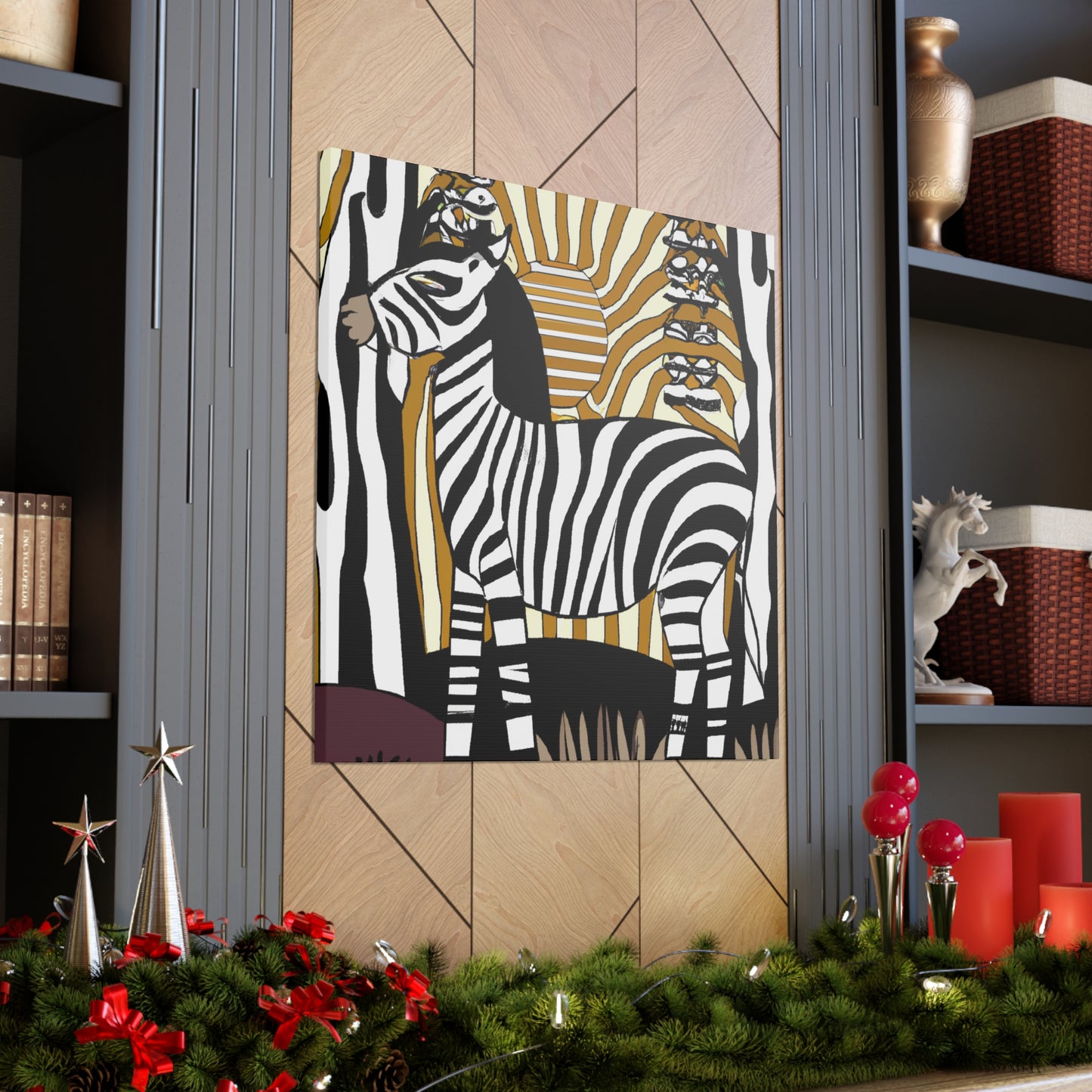 "Zebra's Glorious Strides" - Canvas