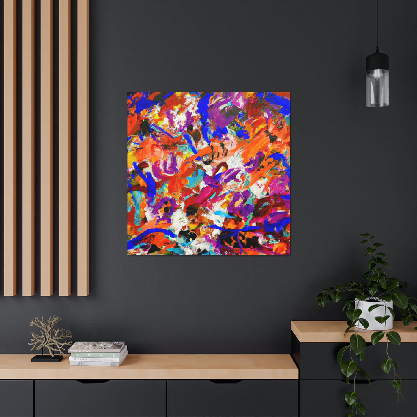 Dawn's Mystic Embrace - Canvas