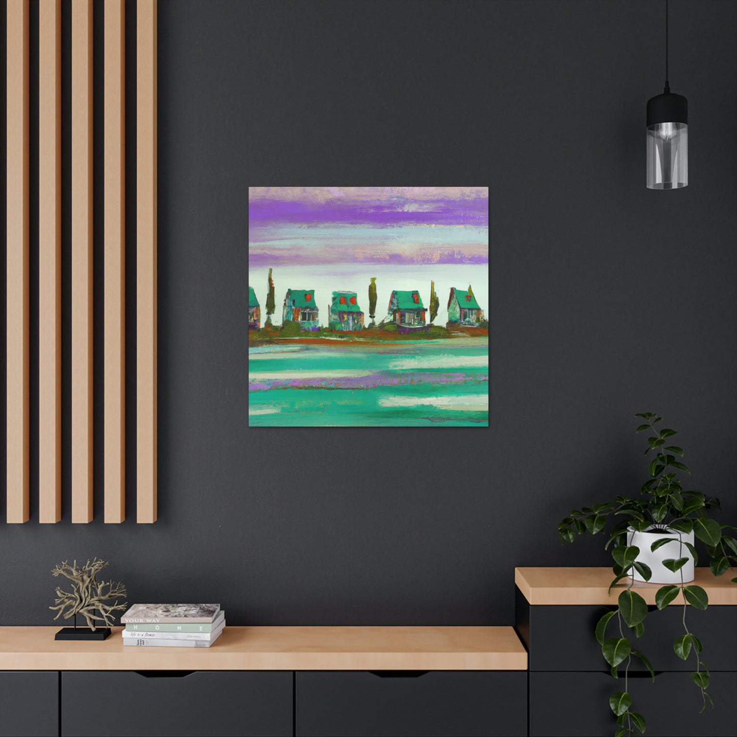 "Cottage by the Sea" - Canvas