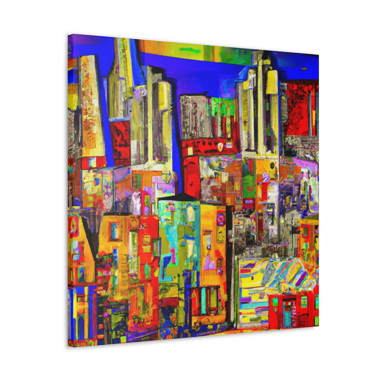 Urban Street Panorama - Canvas