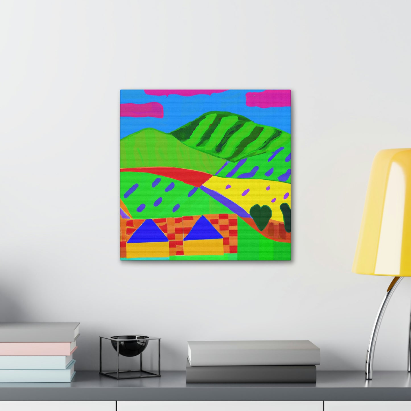 Countryside Fauvist Blaze - Canvas