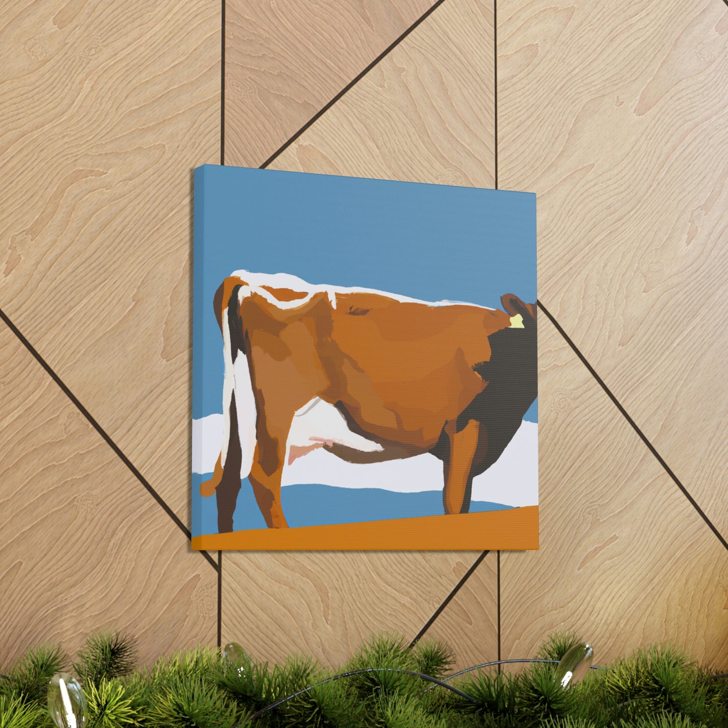 "Jersey Cow Contemplation" - Canvas