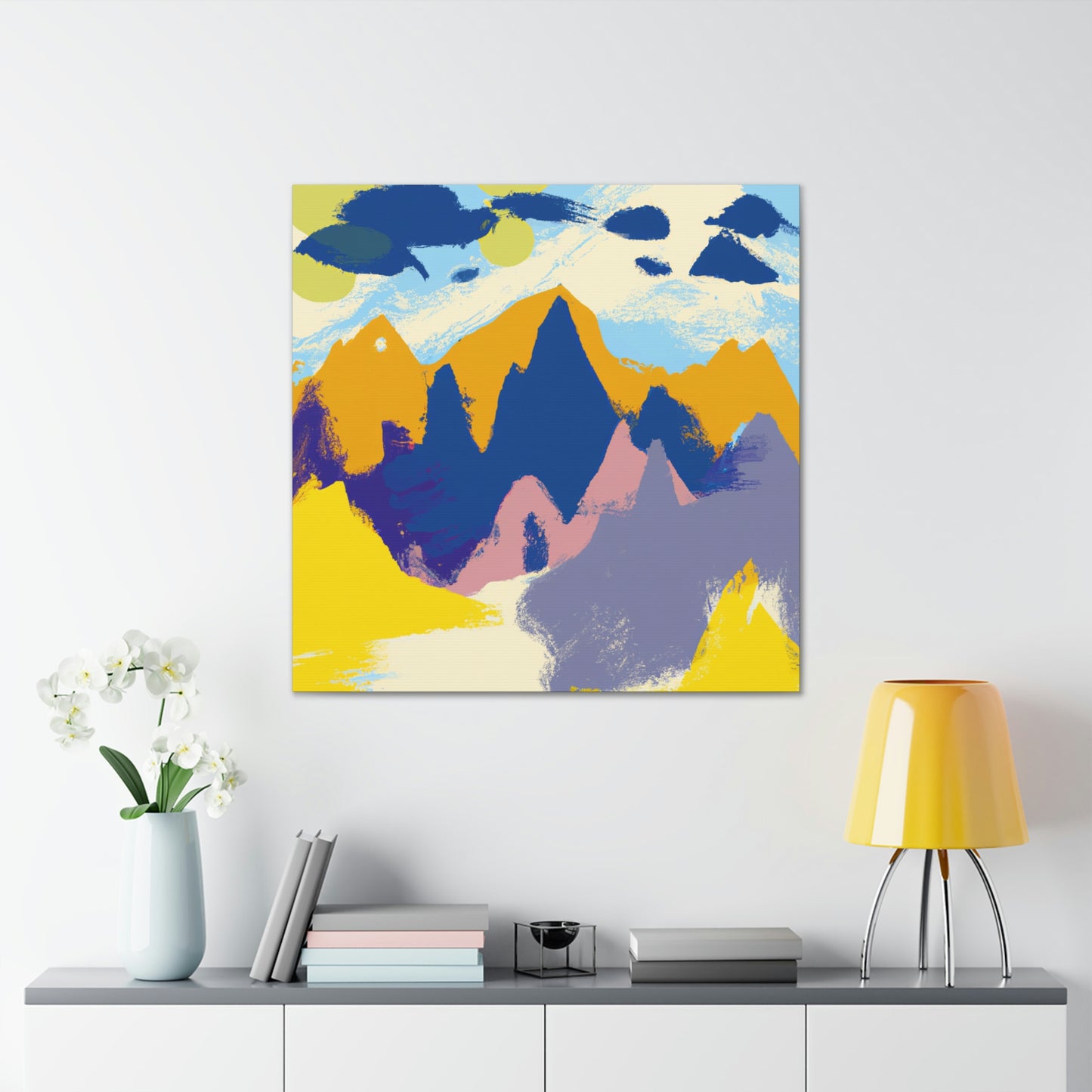 Majestic Mountain Vistas - Canvas