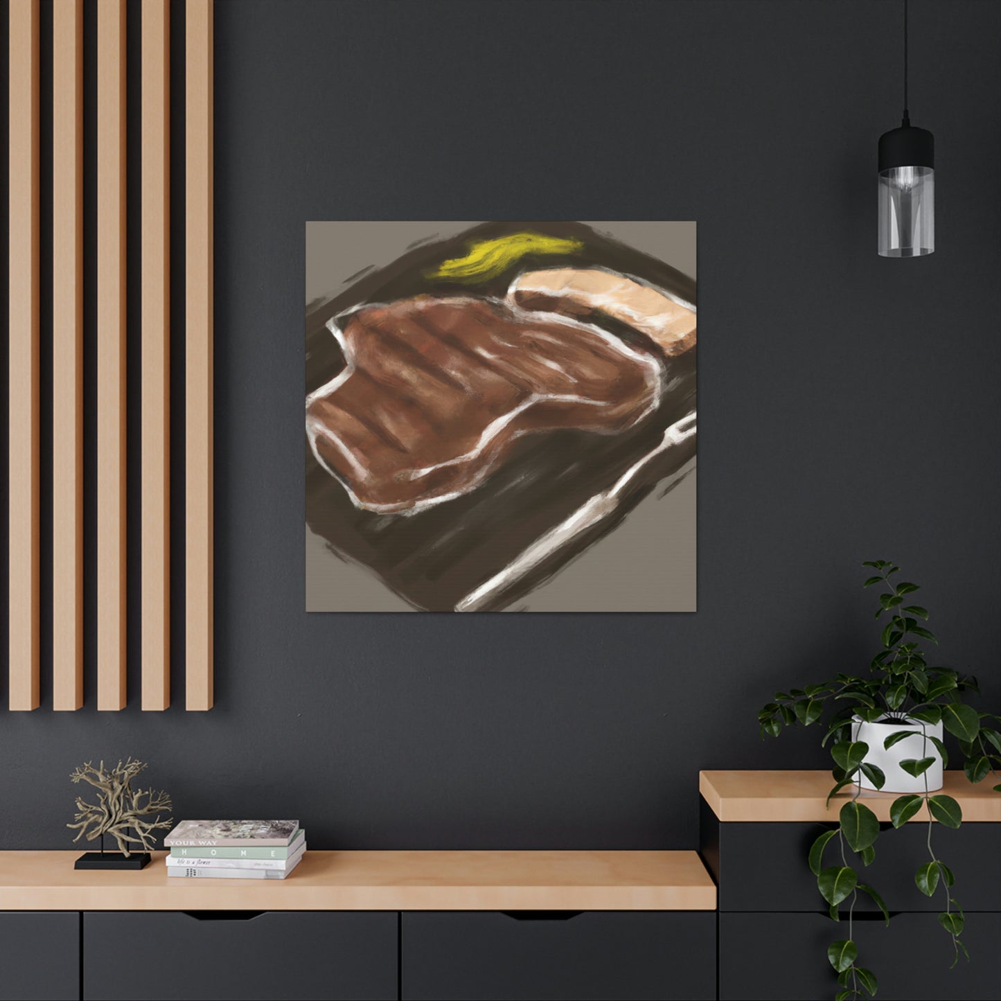 "Steak Barbecue Delights" - Canvas