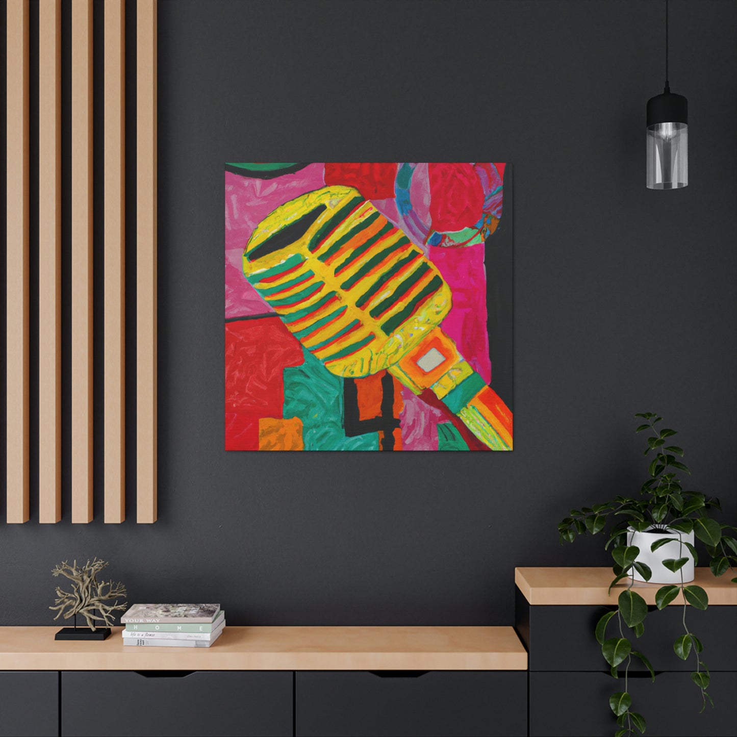 "Voice of the Microphone" - Canvas