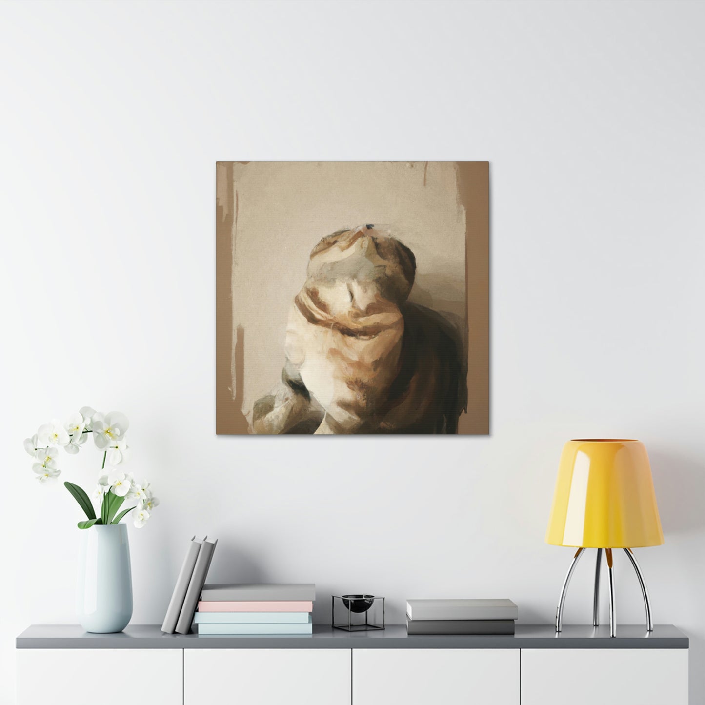 Feline Minimalism Joy - Canvas