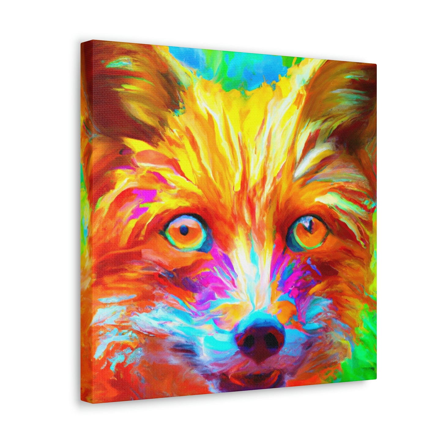 "The Dhole in Color" - Canvas