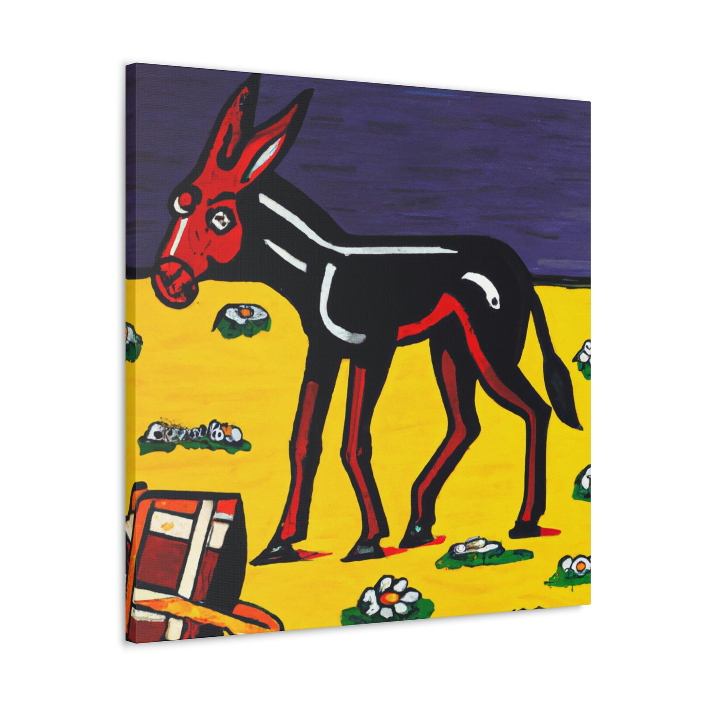 The Donkey's Style Dance - Canvas