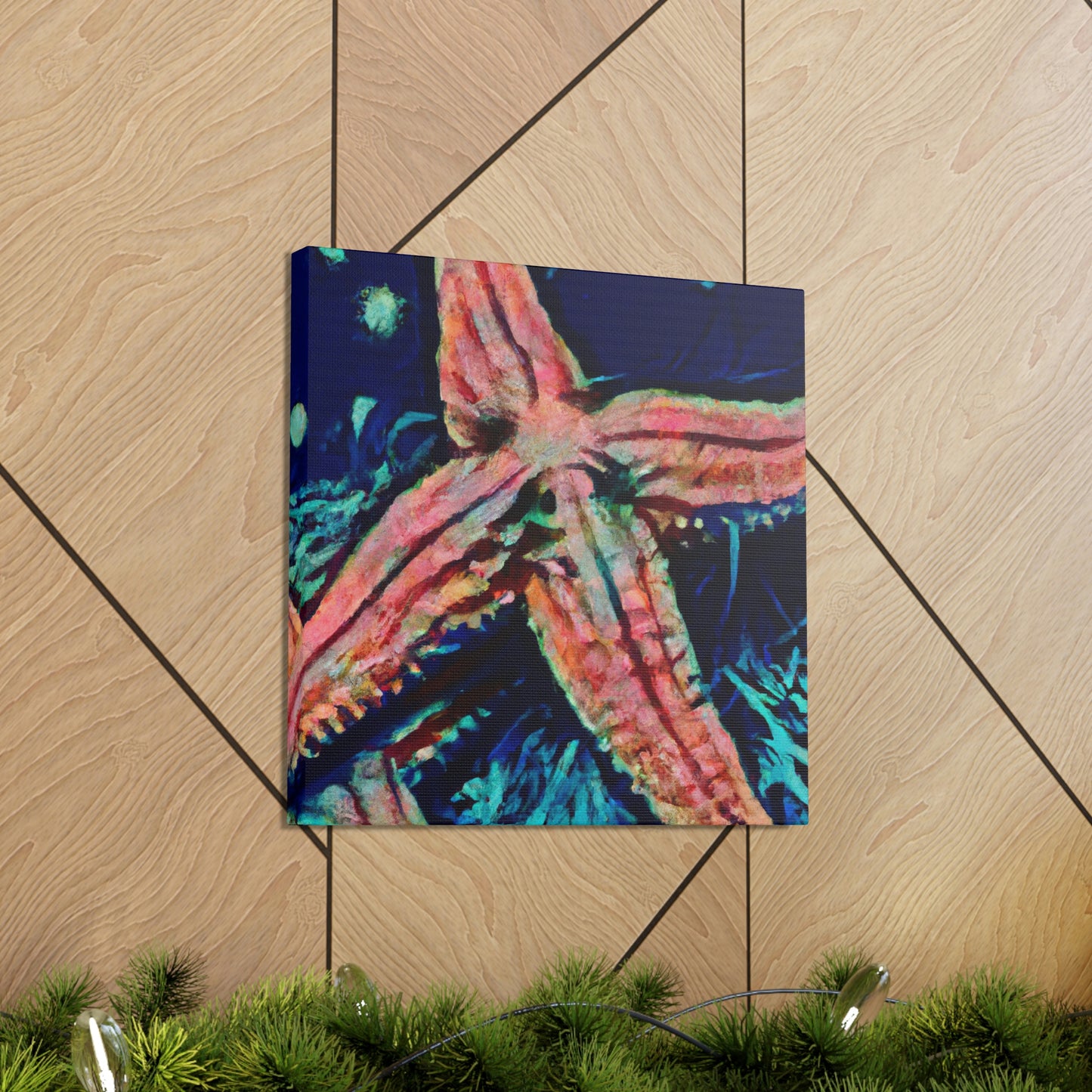 "Starfish on the Shoreline" - Canvas