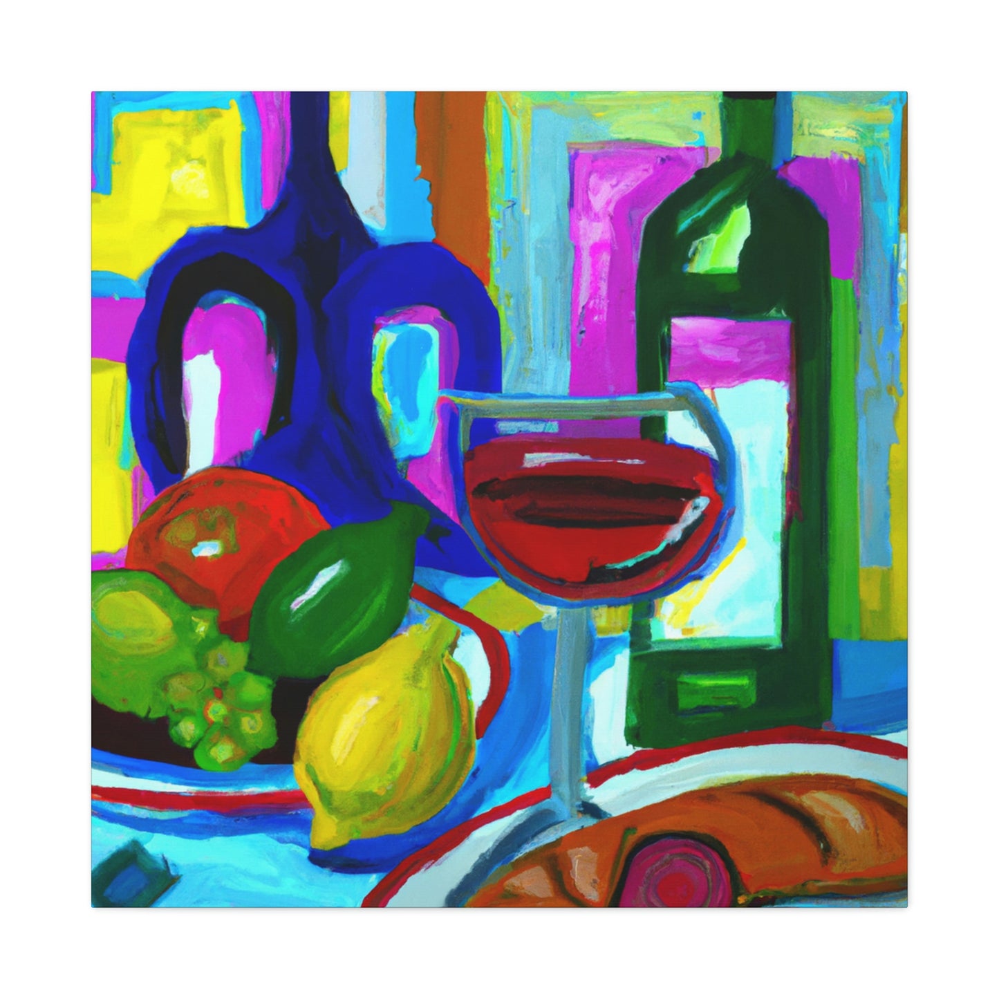 "Wine & Cheese Fête - Canvas" - Canvas