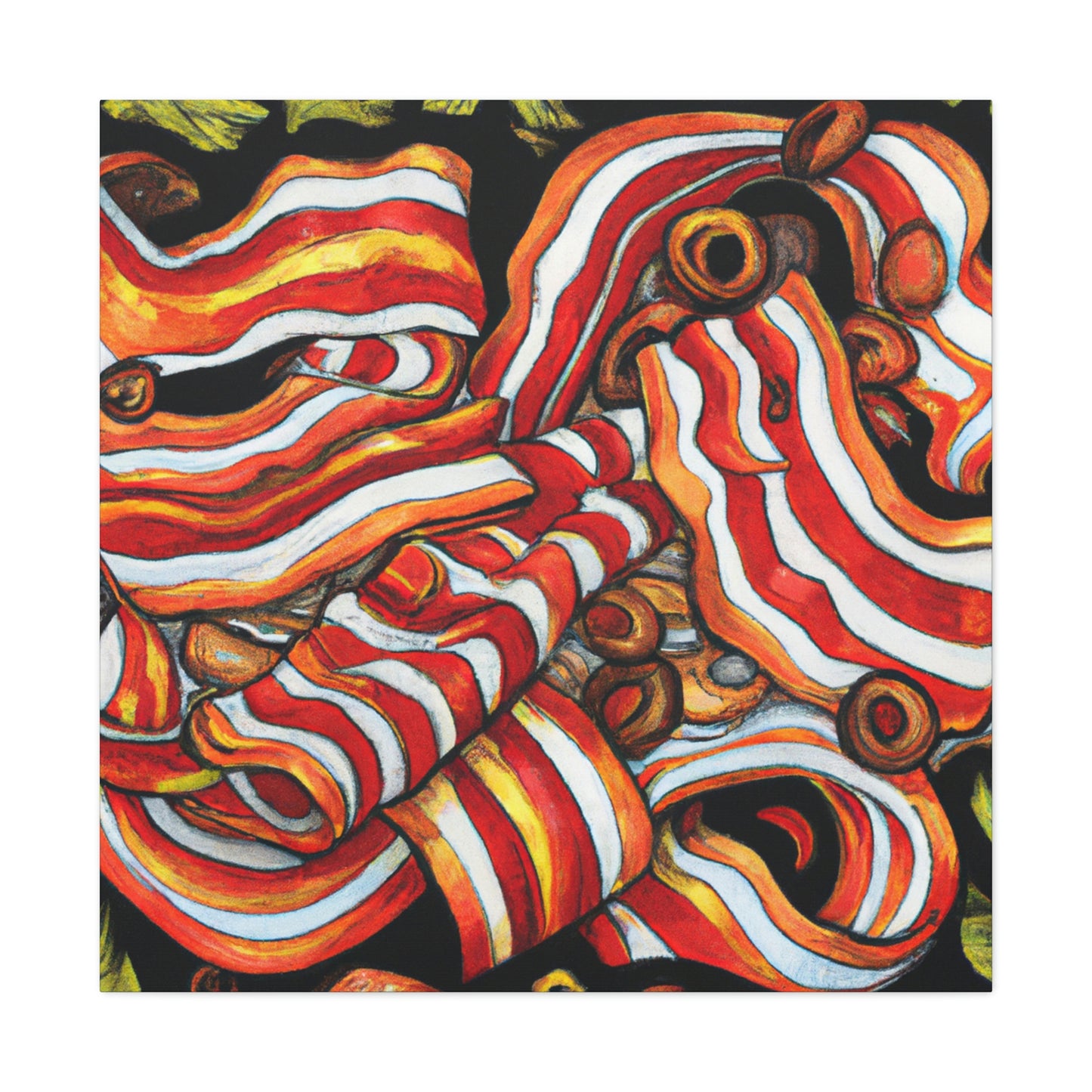 "Bacon Delight Painting" - Canvas