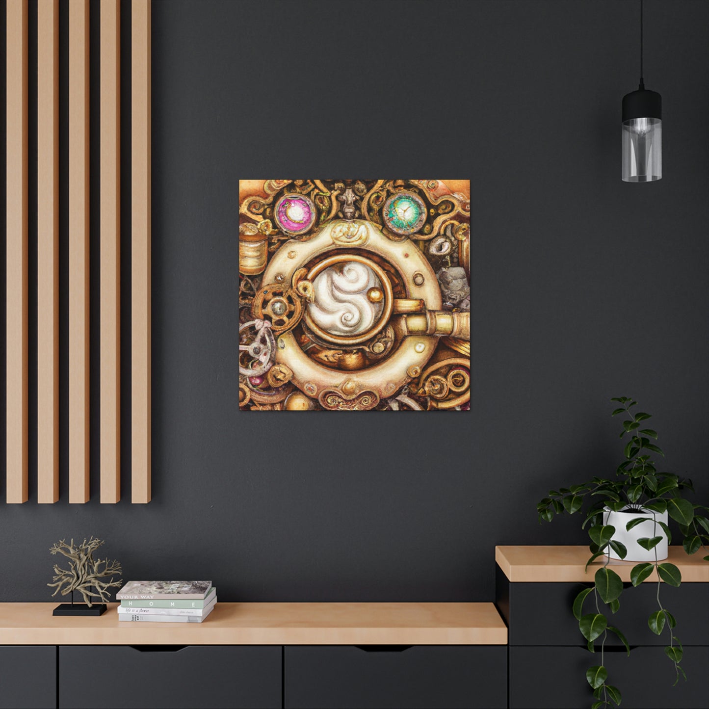 Cappuchino Steampunk Dream - Canvas