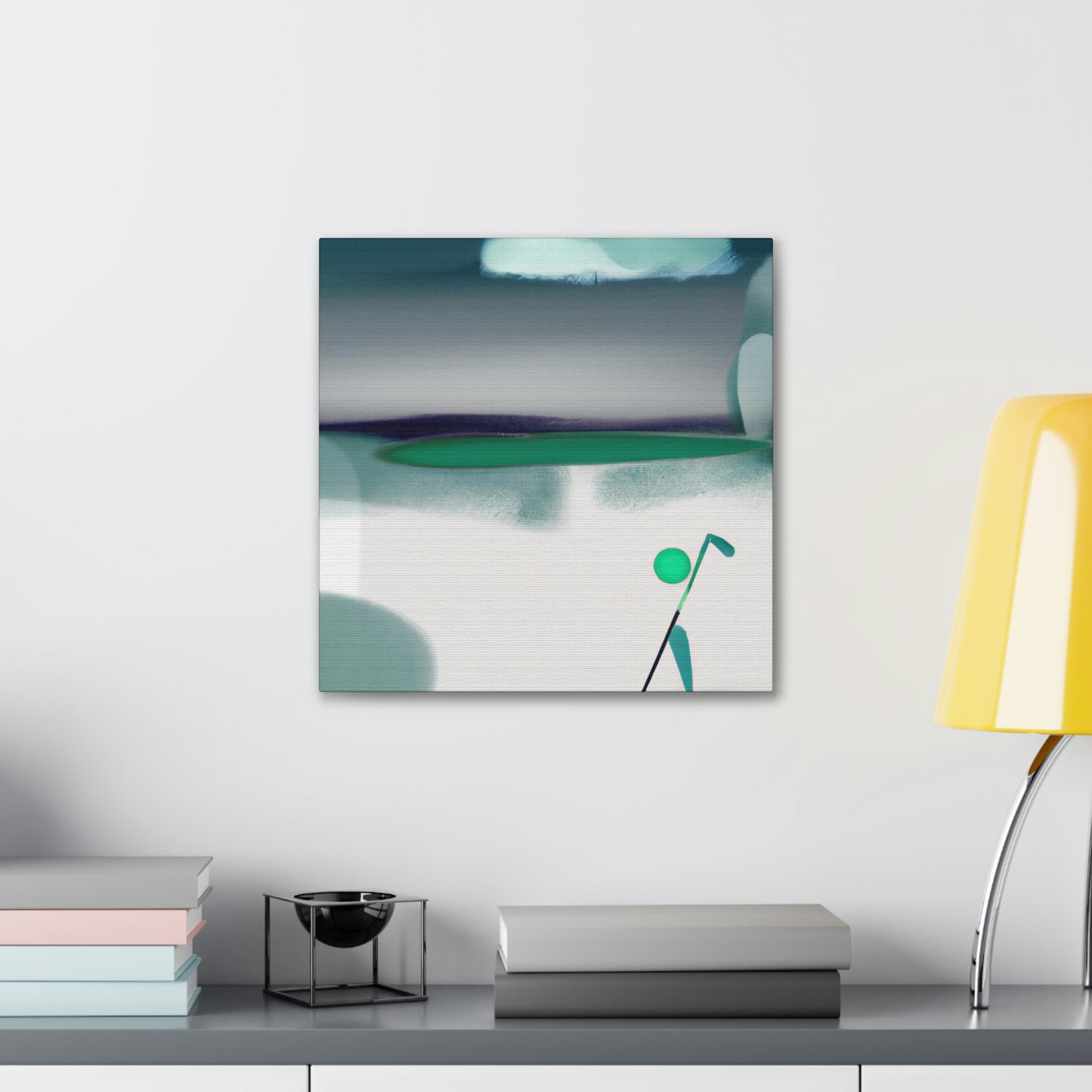 Golf in Abstract Form - Canvas