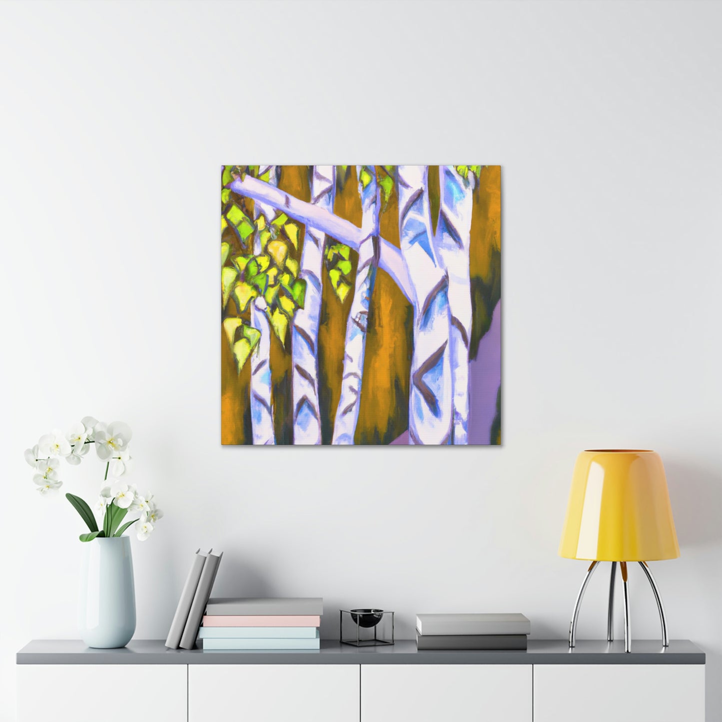 Birch Tree Splendor - Canvas