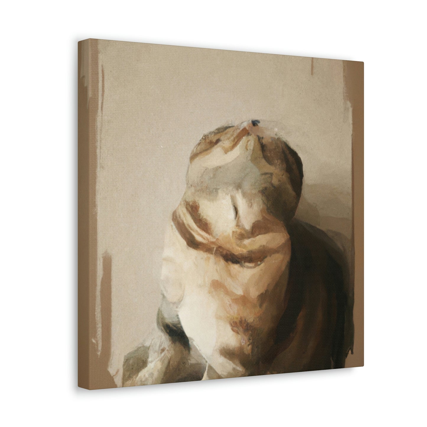 Feline Minimalism Joy - Canvas