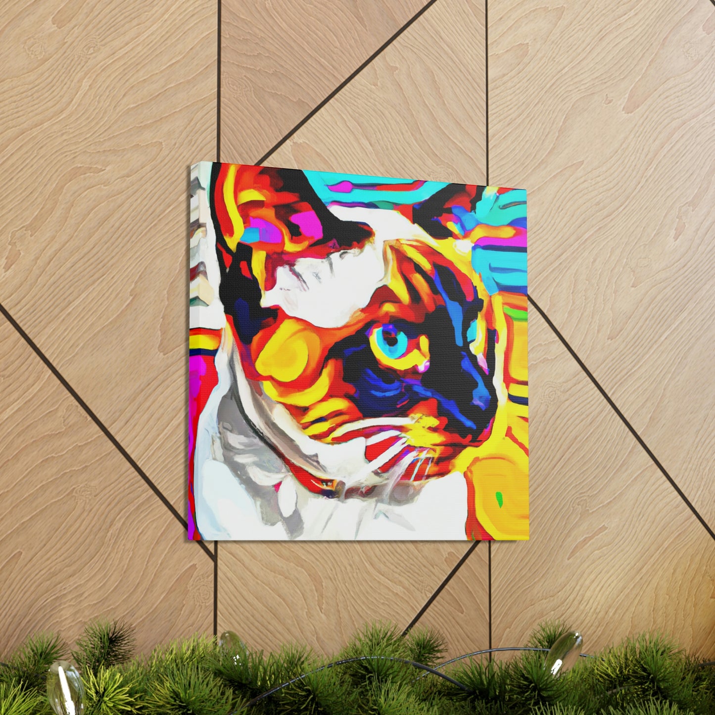 Siamese in Impressionism - Canvas