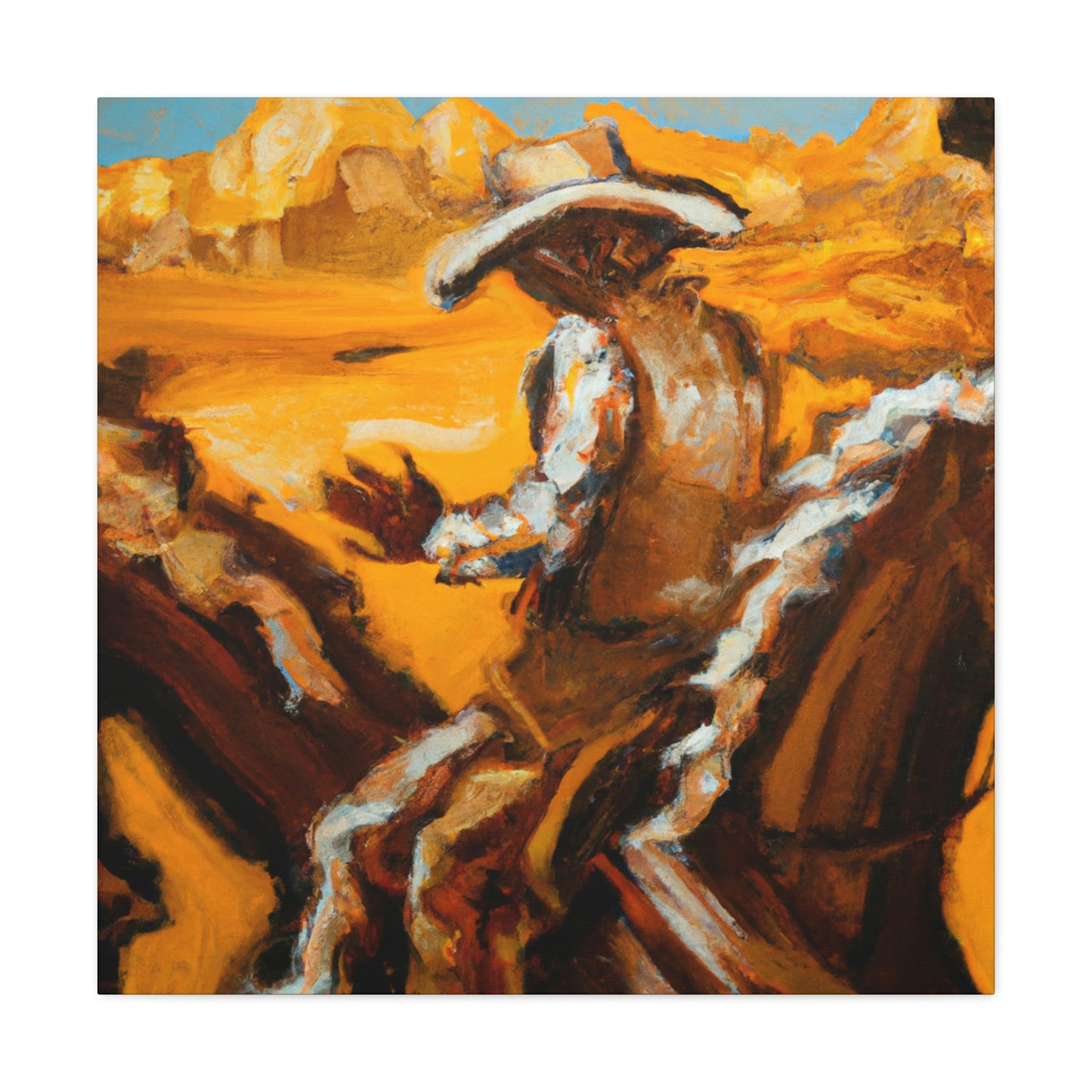 A Western Visionscape - Canvas