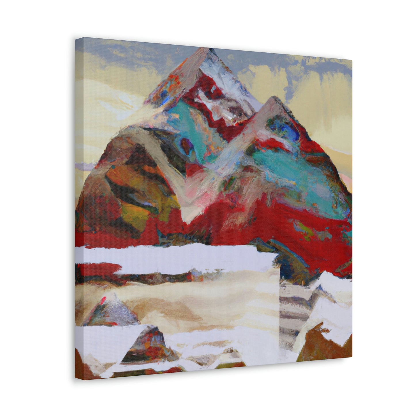 Mountain Night Sky - Canvas