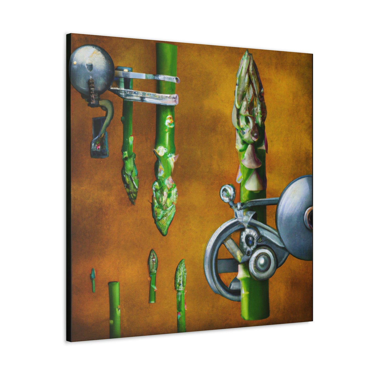 Asparagus in Steampunk - Canvas