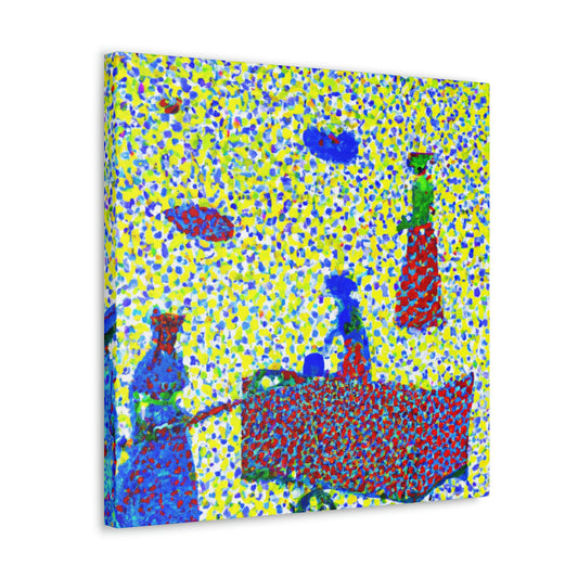 Expressionist Pointillism. - Canvas