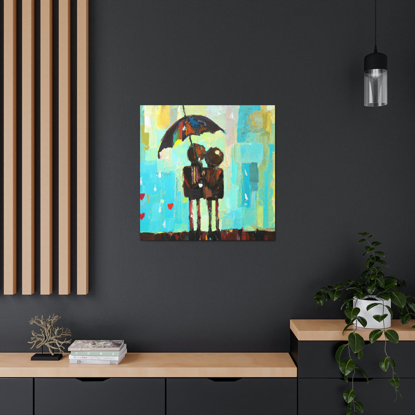 Love in the Rain - Canvas